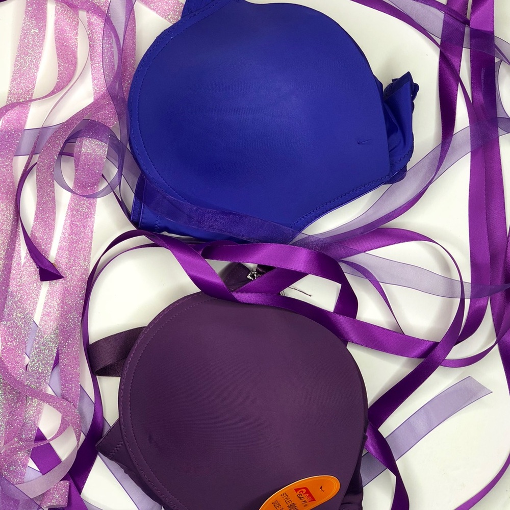Purple Padded Bras